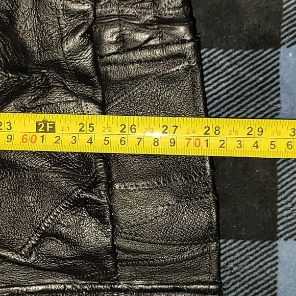 Vintage. 90s. Milan Leather. Patchwork leather. Heavyweight w/lining. Size 3x - Picture 4 of 16